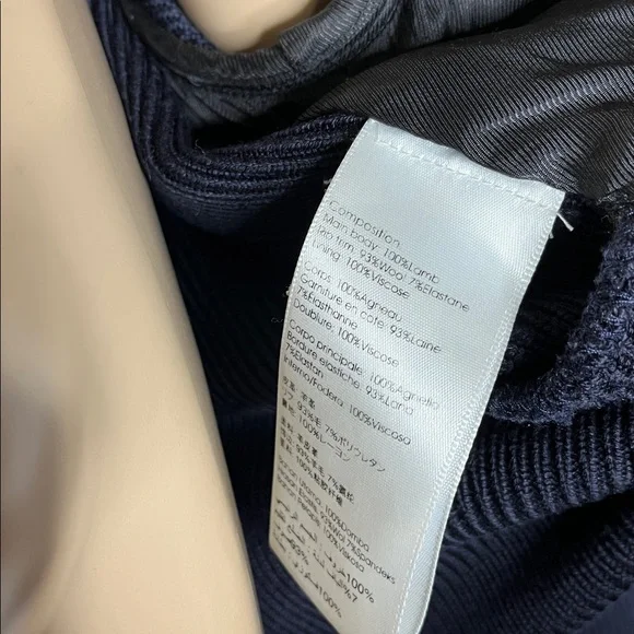 3.1 Phillip Lim black leather sweater jacket - Picture 8 of 9